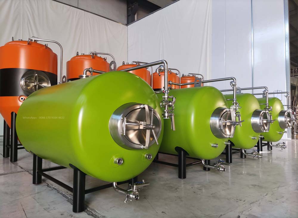 How to do beer carbonation with a bright beer tank in brewery
